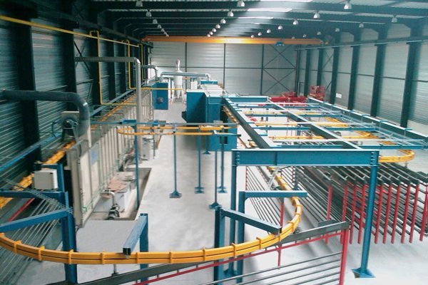 Hệ thống sơn tĩnh điện tự động