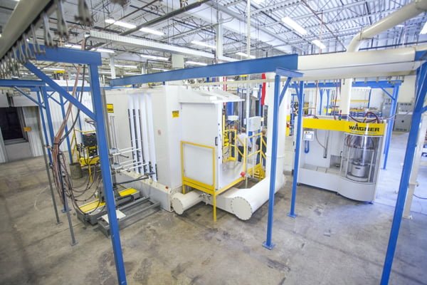 Lắp đặt dây chuyền sơn tĩnh điện