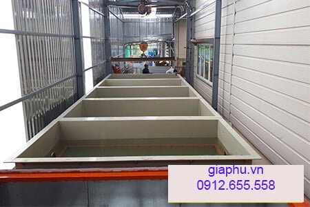 Hệ tthống bể tẩy rửa