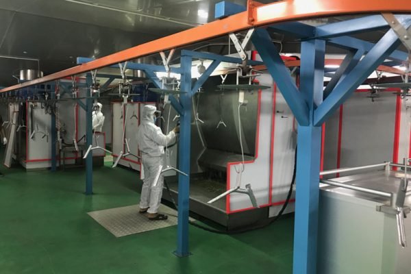 Vận hành dây chuyền sơn tĩnh điện hiệu quả