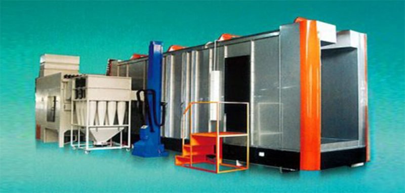 Buồng thu hồi bột sơn tĩnh điện